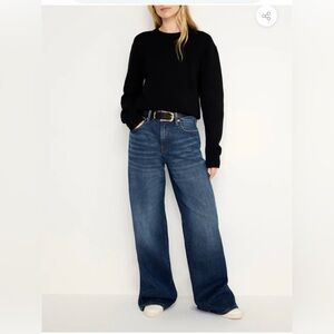 Good American good ease Mid- Rise relaxed fit women jeans size 10/30